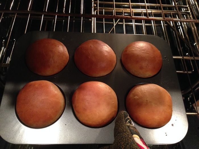 Delicious Bourbon Brown Sugar Buns Fresh Out of the Oven
