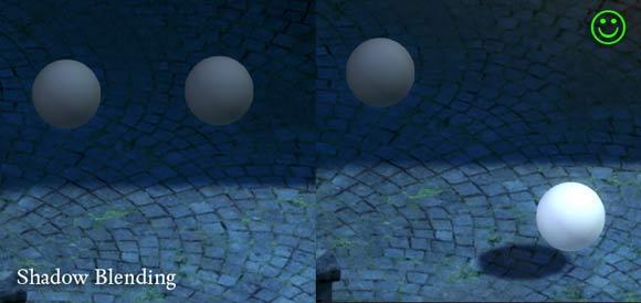 Image with shadow blending on.