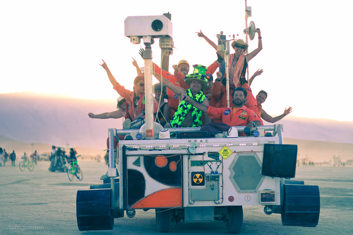 The Mars Rover Art Car