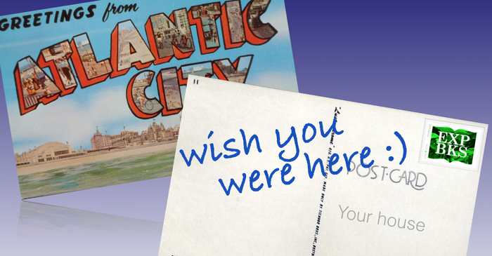 Postcards from random destinations on the trip plus exclusive Explore Books stamps, SWEET!