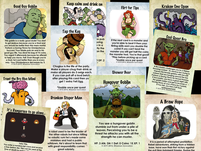 Some more sample cards (Final versions will have rounded corners and other improvements))