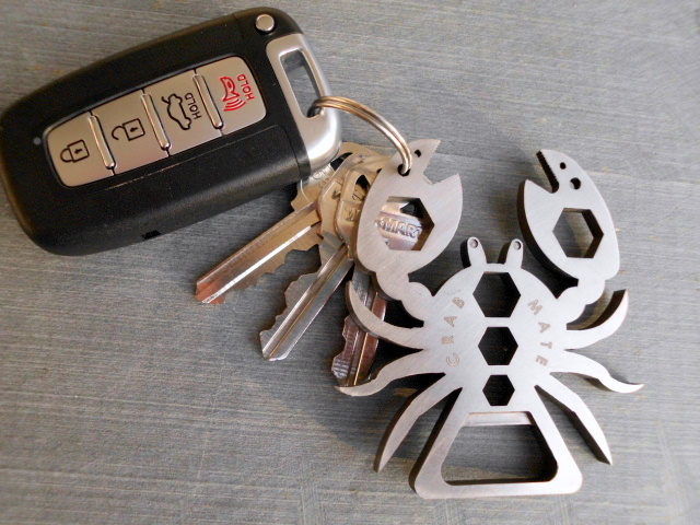 Crab Mate Prototype on Key Chain