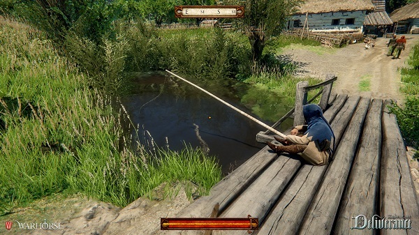 Fisherman decides to cook a fish (eventually)