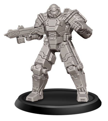 The NorTec Ajax Miniature stands 38mm tall.