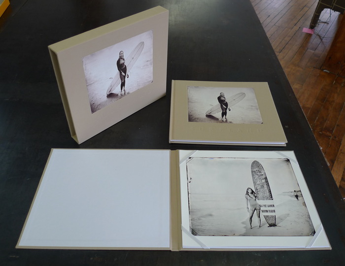 Limited edition Surfland book with Valerie print in folio and slipcase