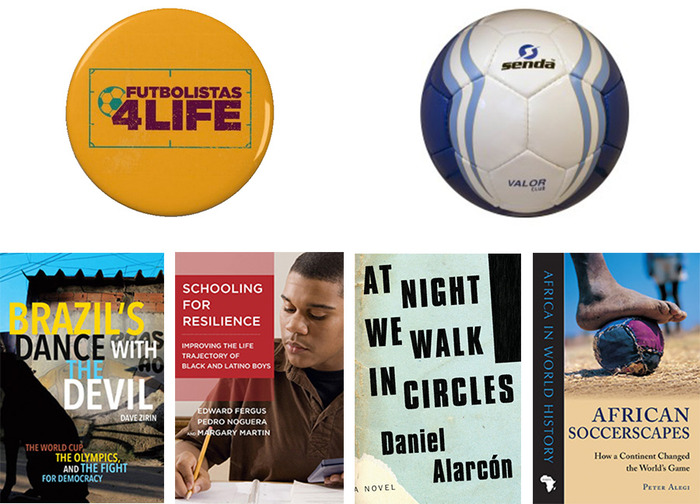 Some of the rewards include a FUTBOLISTAS 4 LIFE button, a fair trade soccer ball by Bay Area based Senda Athletics, and signed books by journalists, novelists and professors who support the film.