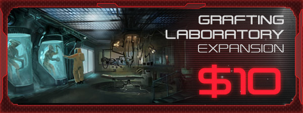 If you'd like the Grafting Lab Expansion, just add $10 to your pledge by clicking Manage Pledge from the XenoShyft Onslaught Kickstarter page, and we'll sort it out after the Kickstarter ends with our pledge manager.