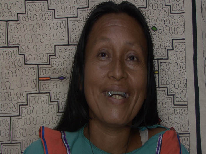 Maestra Estela Pangoza Sinacay