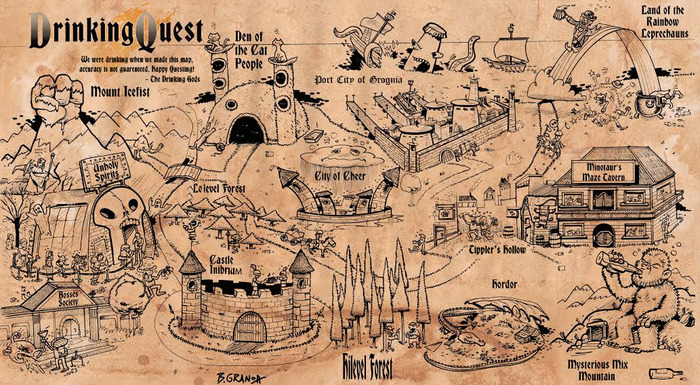 Never lose your way with this map rendered in MIGHTY CLOTH