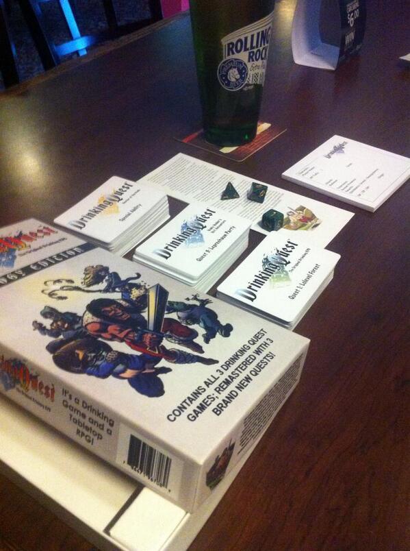 Rolling Rock not included