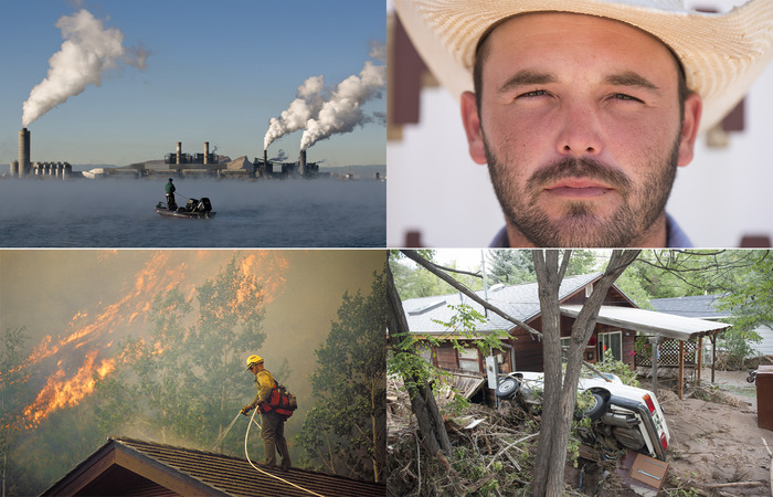 Stills from "Americans on the Front Lines of Climate Change"