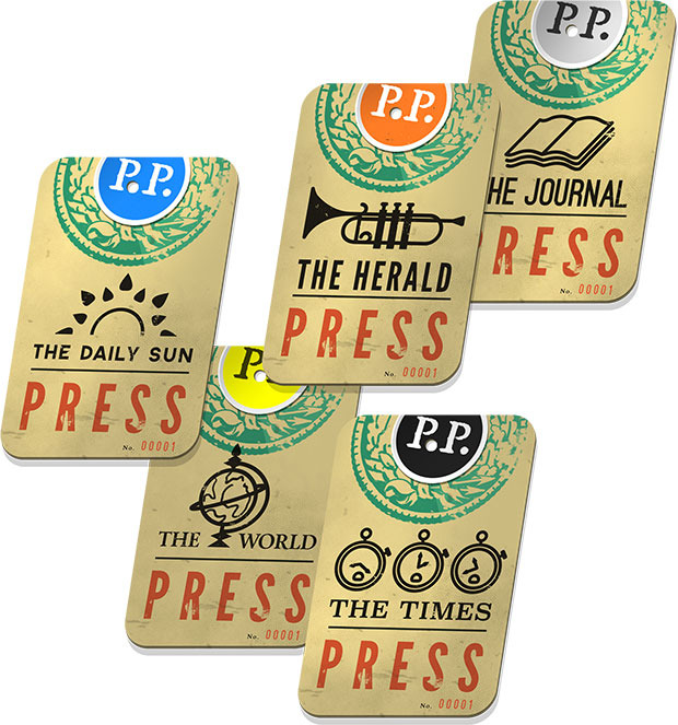 Press Passes included in every Kickstarter copy!