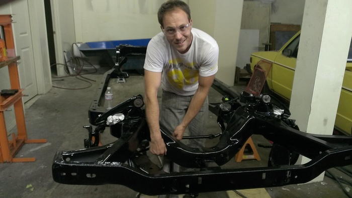 Reinforce, repair and paint the frame.