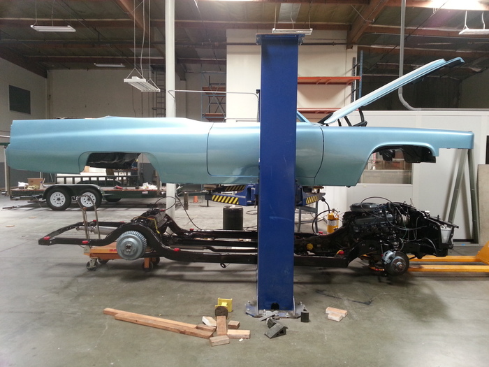 Drop body on frame like they did back in Detroit.