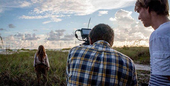 Vincent Dale and Juan Sebastian Baron on the set of No Real Than You Are.