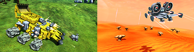 Explore on land and air