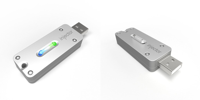 Rendering of Injector device