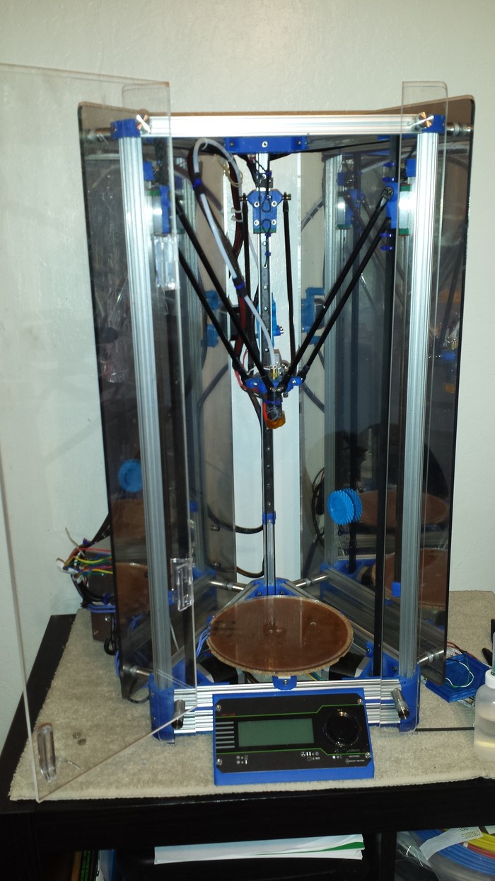 Fully Upgraded, the Kossel-Mini is a beautiful machine.