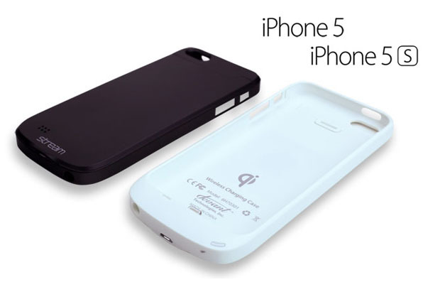 Stream - iPhone 5 and 5s Apple MFi approved Qi wireless charging case