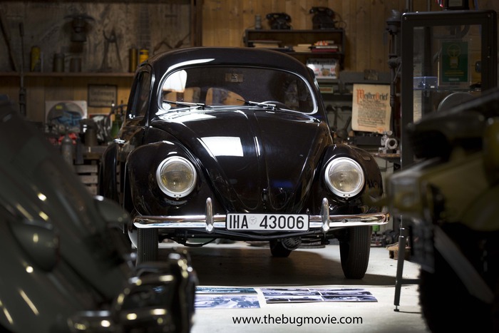 This is the oldest known beetle in the world, a 1938 hand-built prototype belonging to the Grundmann family in Germany.