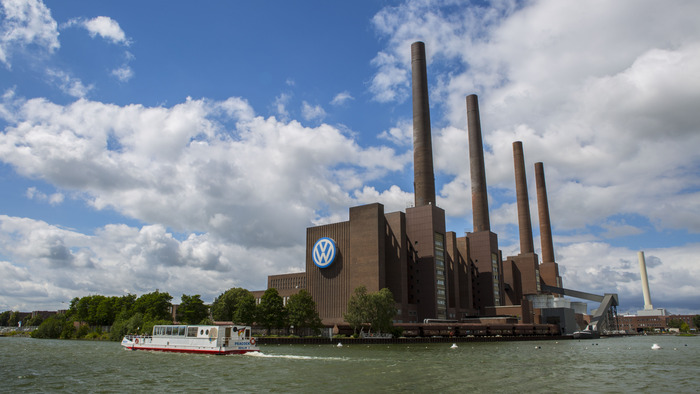The factory in Wolfsburg.