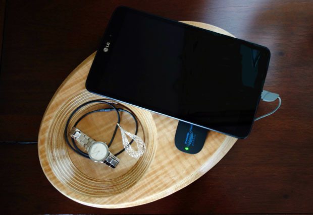 Pond and Pond Pebble allow you to charge your phone, tablet, smartwatch, or any micro-USB charging device