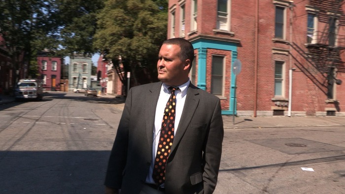 Craig Hockenberry makes his rounds in Lower Price Hill.