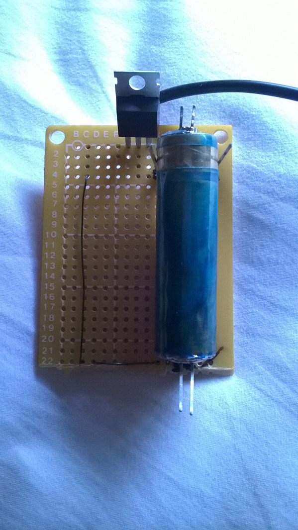 Finished Battery in Crude Charger