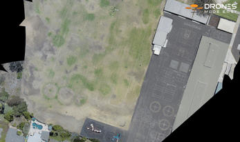 High detail zoom-in generated from 24 raw aerial photos.