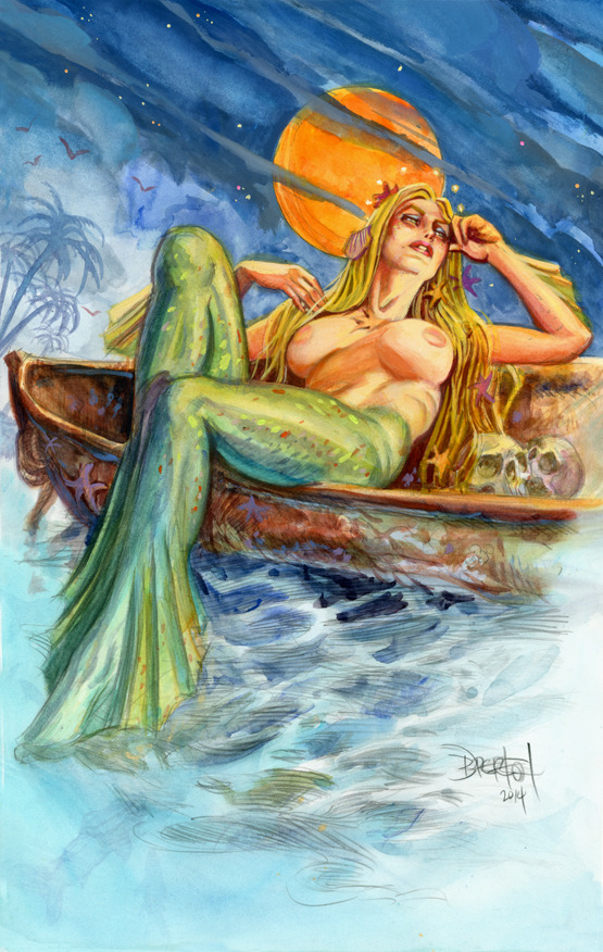 Mermaid Original Art Reward