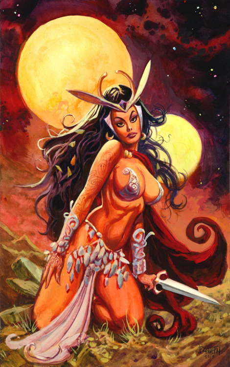 Martian Princess Original Art Reward