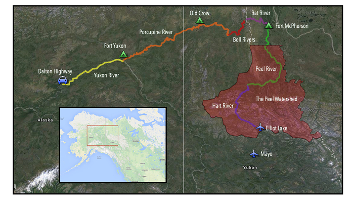 Map of the Trip