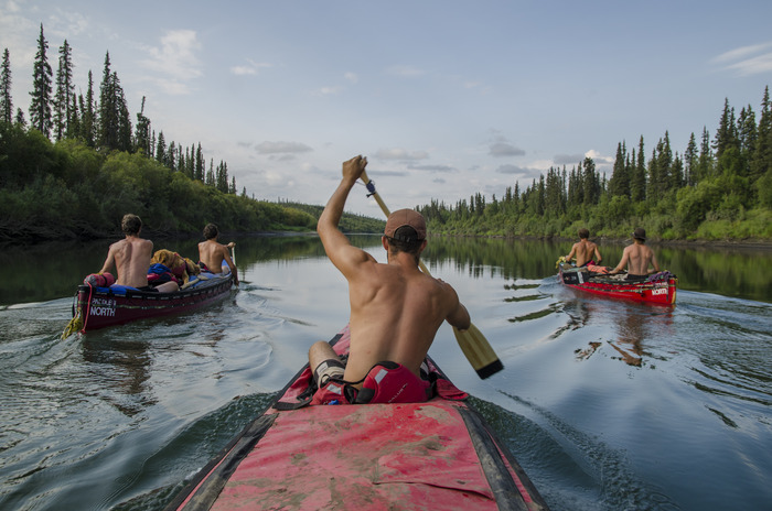 Paddling on the Bell River