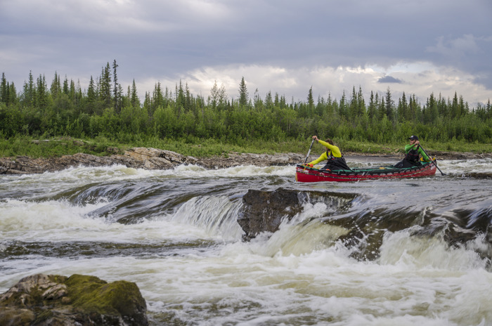 Running Rapids on the Peel River