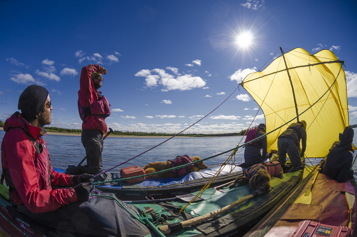 Sailing on the Porcupine River