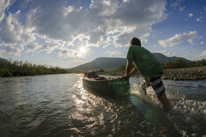 Working hard on the Rat River