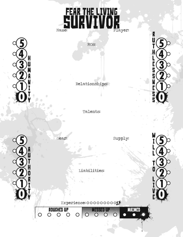 Placeholder character sheet courtesy of RPGnet's Foxkit