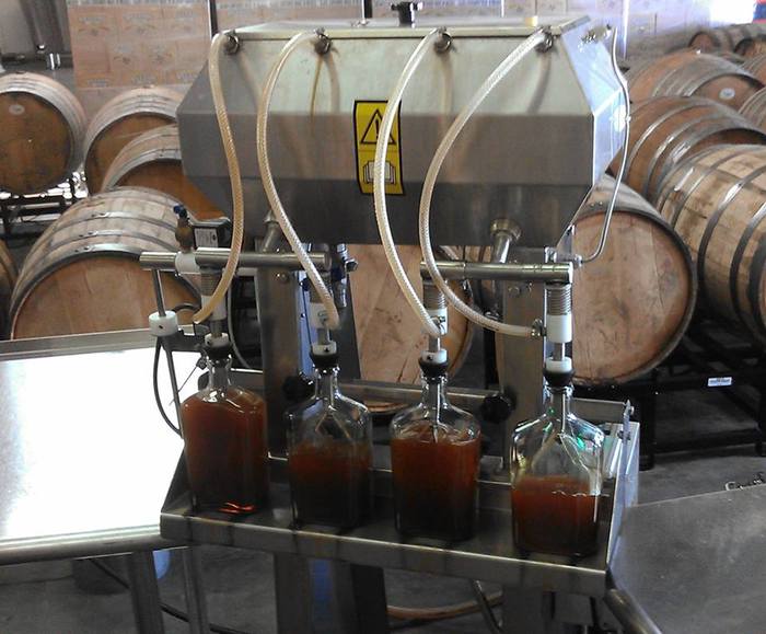 Soon after the build out is complete we will have our bottling room where all of our equipment will be placed.
