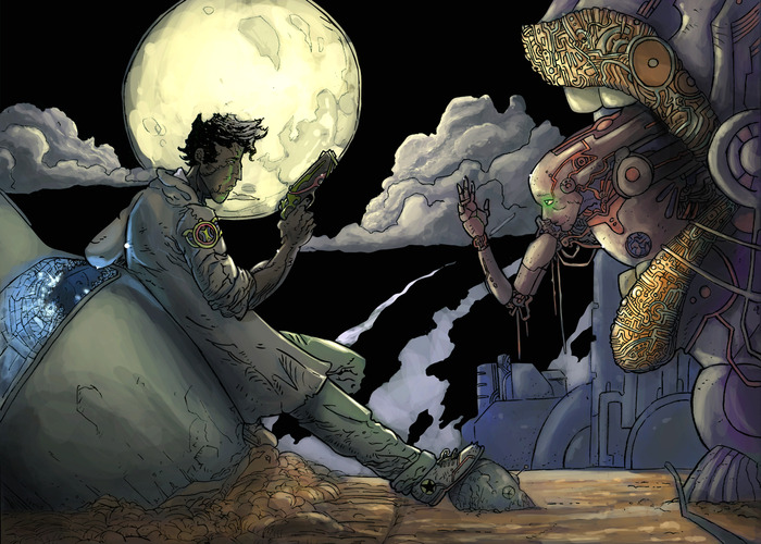 Nashmy Marquez's "2030" postcard, colors by Pictsy