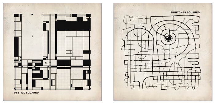 DeStijl Squared and Skritches Squared © 2014 Maciek Jozefowicz. All Rights Reserved.