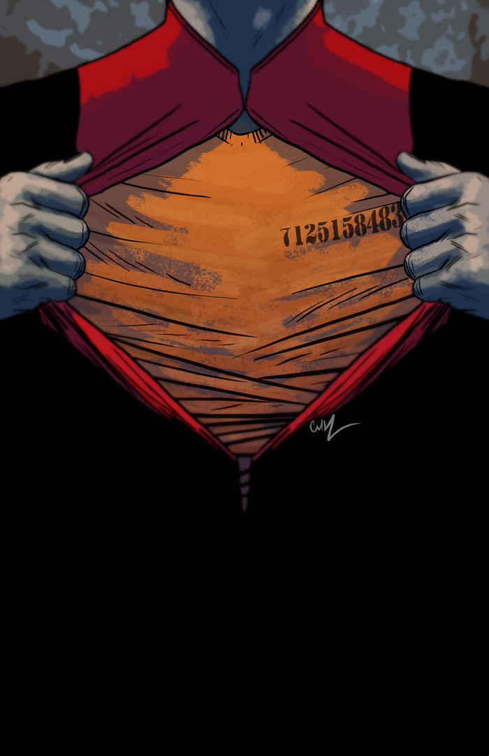 Issue 1 Cover - by Carl Yonder. This cover will be a clean "virgin" cover with no logos, with high end UV spot gloss accents