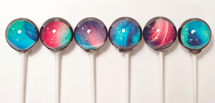 Aurora Borealis Lollipops by Designer Lollipop