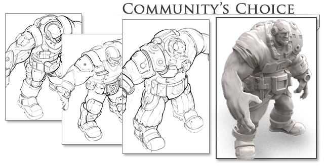 A custom skin selected by the community
