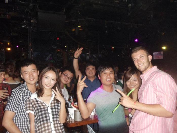 Zhang Cheng, his friends, and I