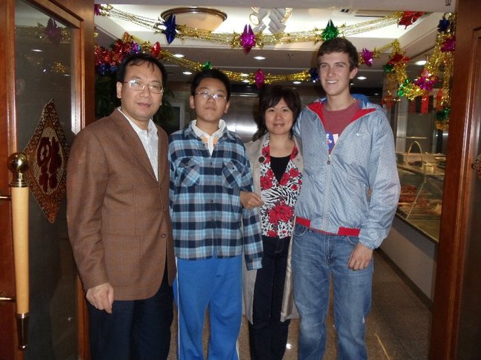 My host family and I in 2010