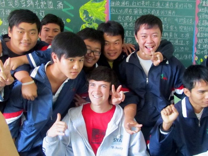 My classmates and I in 2010