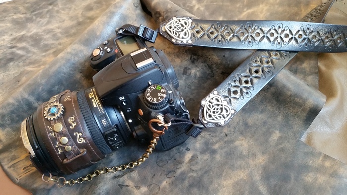 Fully customized Lens Cap, Lens Cuff and Camera Strap!!