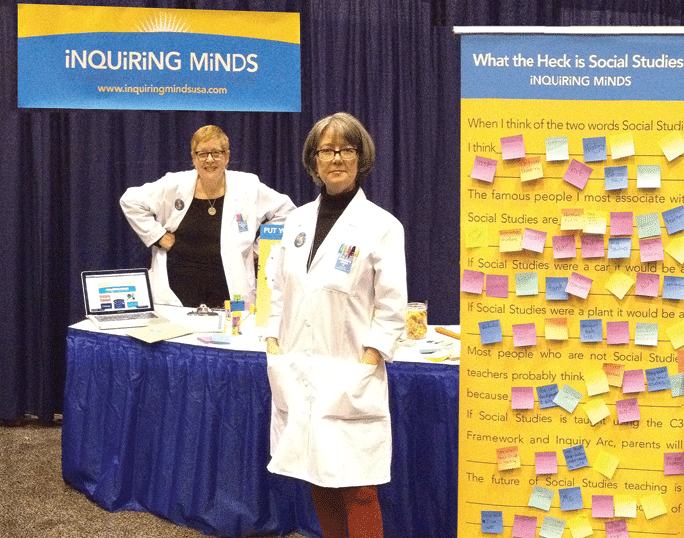 Inquiring Minds at the National Council for the Social Studies annual conference in 2013