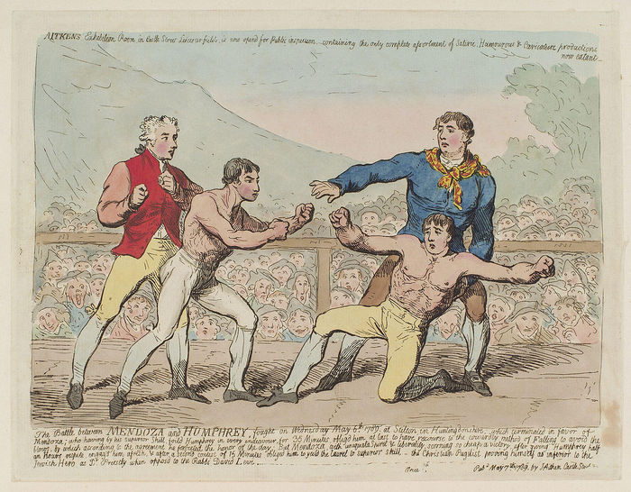 Mendoza beating Richard Humphreys