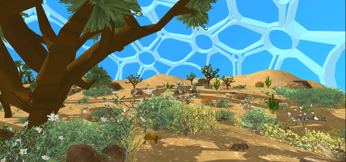 Image of the Desert biodome.